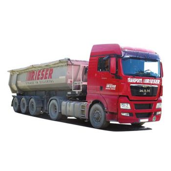 MAN TGX XLX, C-Mulden-Kippsattelzug, Rieser Transporte