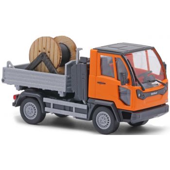 Multicar M31 Kipper mit Ladegut Kabeltrommel, orange/silbergrau