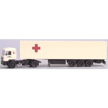 MAN F90 Koffersattelzug Rotes Kreuz