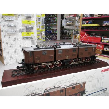 E-Lok BR EG589 der Deutschen Reichsbahn (DR), braun, Spur 1,