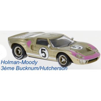 Ford GT 40 No.5, 3.Platz Le Mans 1966, Holman-Moody, Bucknum/Hutcherson, (Brekina Modell !)