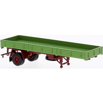 1-Achs-Auflieger Pritsche in grün