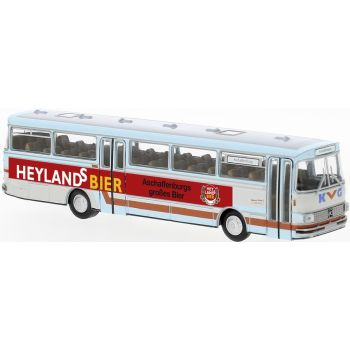 Setra S140ES, KVG - Kahlgrund-Verkehrs-Gesellschaft, Heylands Bier Aschaffenburgs großes Bier, Baujahr 1980