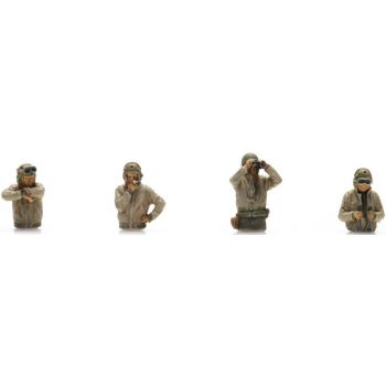 US Panzerbesatzung, 4 Figuren, Maßstab: 1:72