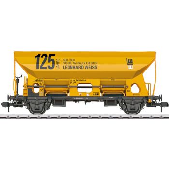 Märklin Museumwagen Spur 1 2025, Drehschieber-Seitenentladewagen Fcs 092, LEONHARD WEISS 125 Jahre Freude am Bauen Erleben, Wagen-Nr. 21 80 645 9409-4