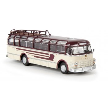 Saurer 5 GVF-U Bus, weinrot/hellelfenbein