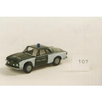 Karmann Ghia 1600 der POLIZEI, dunkelgrün/weiß