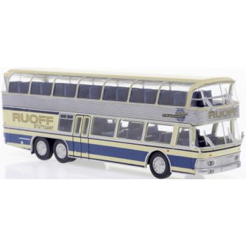 Neoplan NH22 DD, Doppelstockomnibus, Omnibus-Verkehr Ruoff - Stuttgart / Waiblingen, Baden-Württemberg, Baujahr 1967