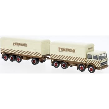 Fiat 691 Koffer-Hängerzug, FERRERO, Baujahr 1970