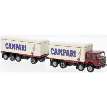 Fiat 691 Koffer-Hängerzug, CAMPARI - Italien, Baujahr 1970