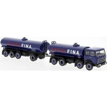 Fiat 691 Millepiedi Tank-Hängerzug, GASOL FINA, Italien, Baujahr 1970