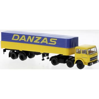 Fiat 601T Pritschen/Planensattelzug, DANZAS, Italien, Baujahr 1970