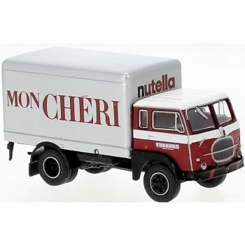 Fiat 642 Koffer LKW, Ferrero - Mon Cheri - nutella, Italien, Baujahr 1962