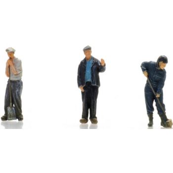 Arbeiter im Pferdestall