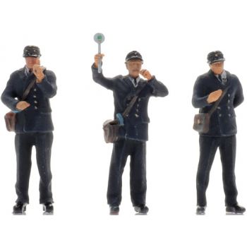 Schaffner auf Plattform 50er Jahre der NS, Niederlande