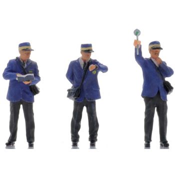 Schaffner auf Plattform 70er Jahre der NS, Niederlande