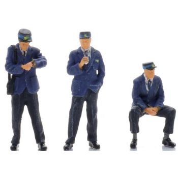 Schaffner auf Plattform 90er Jahre der NS, Niederlande