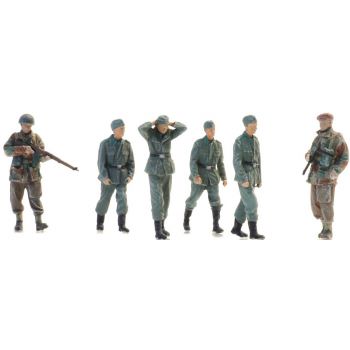 Deutsche Wehrmacht Kriegsgefangene und UK Fallschirmjäger