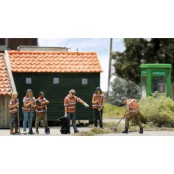 Parkpflegedienst in Aktion