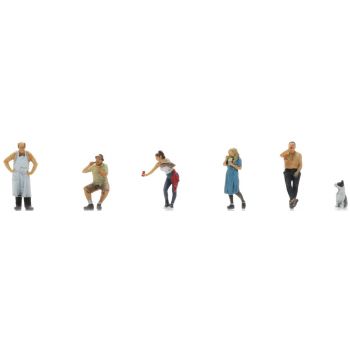 An der Pommes Bude, 6 Figuren