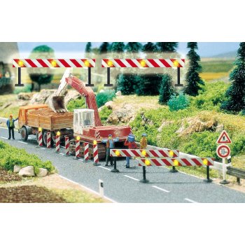 Blinkende Absperrschranken mit Blitz ! ELEKTRONIK