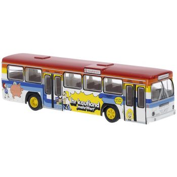 Büssing BS 110V, Omnibus aus Osnabrück mit Kaufland Werbung, Baujahr 1970