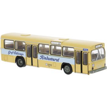 Büssing BS 110 V, Omnibus Frankfurt - Gref-Völsings Rinderwurst, Baujahr 1970