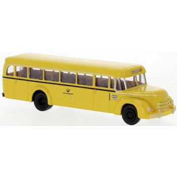 MAN MKN Rundhauber Omnibus, Deutsche Bundespost, gelb Baujahr 1952