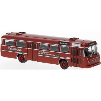 Büssing Senator 12 D, Stadtwerke Konstanz - Rothaus-Bräu Das Qualitätsbier aus dem Hochschwarzwald, Baujahr 1962