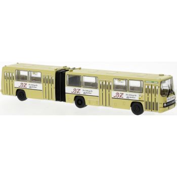 Ikarus 280 Gelenkomnibus - BVG Berliner Verkehrsbetriebe, BZ - Berliner Zeitung, Baujahr 1991