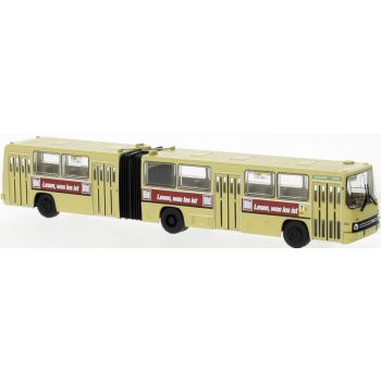 Ikarus 280 Gelenkomnibus - BVG Berliner Verkehrsbetriebe - Bild Zeitung, Baujahr 1991