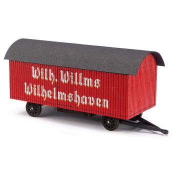 Möbelanhänger, rot, Wilh. Willms - Wilhelmshaven