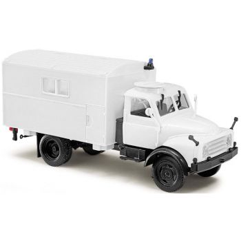 Hanomag AL28 Koffer LKW, weiß, Bausatz, Baujahr 1958