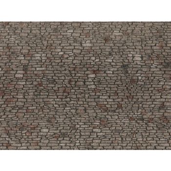 3D-Strukturfolie, Bruchsteinmauerwerk, 28 x 10 cm