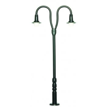 Bahnsteigleuchte zweiflammig, Höhe 85 mm