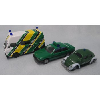 Sonderpackung GdP mit 3 POLIZEIFAHRZEUGEN: