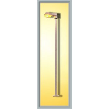 Straßenleuchte modern einfach, gelbes Licht