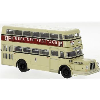 IFA Do 56 Doppelstockomnibus, BVG - Berliner Verkehrsbetriebe, XIII. Berliner Festtage, Baujahr 1960