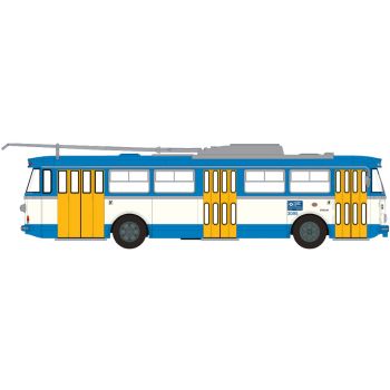 Skoda Tr9 Oberleitungsomnibus aus Ostrava, Tschechien, Baujahr 1962