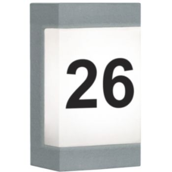 Hausnummer mit LED-Beleuchtung