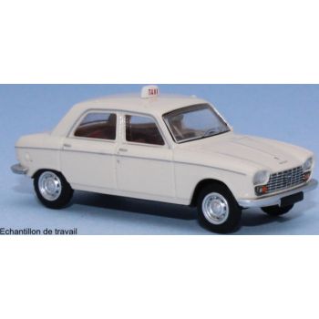 Peugeot 204 Limousine, weiß, Taxi, Baujahr 1968