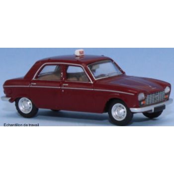 Peugeot 204 Limousine, burgundrot, Taxi, Baujahr 1968
