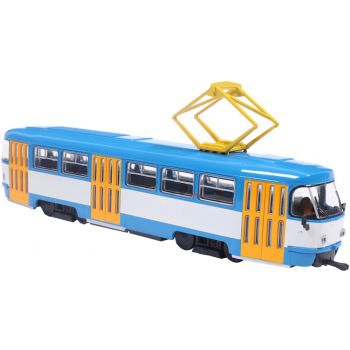 Tatra T3/T4 Straßenbahn aus Ostrava, Tschechien, Baujahr 1970