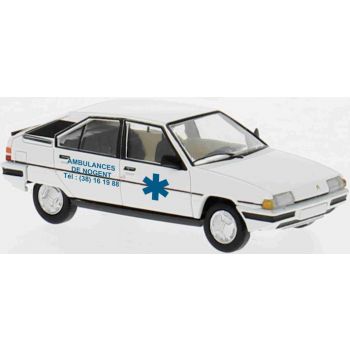 Citroen BX 16 Phase 1, VSL Ambulance de Nogent, Frankreich, weiß, Baujahr 1983-1986