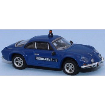 Renault Alpine A110 1600S, Gendarmerie - Polizei Frankreich, mit Gelblicht, Baujahr 1970-1971, (von Brekina)