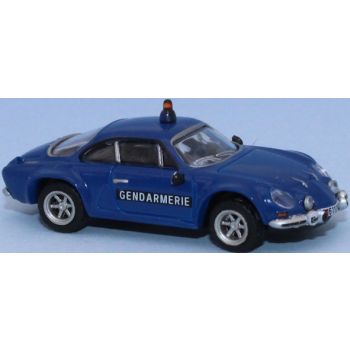 Renault Alpine A110 1600S, Gendarmerie - Polizei Frankreich, mit Blaulicht, Baujahr 1971-1979, (von Brekina)