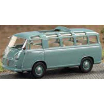 Goliath Express 1100, Luxusbus, hellgrüngrau, Dach offen