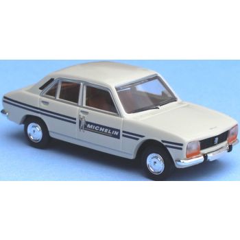 Peugeot 504 Limousine, Michelin, Baujahr 1969-1974, (Modell von Brekina)