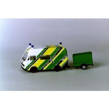 VW LT POLIZEI Roll-Info mit grünem Anhänger