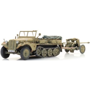 Wehrmacht Sd.Kfz. 10 + PAK 38, Afrika